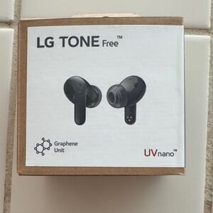 LG TONE Free Graphene Black Earbuds Model T-60Q